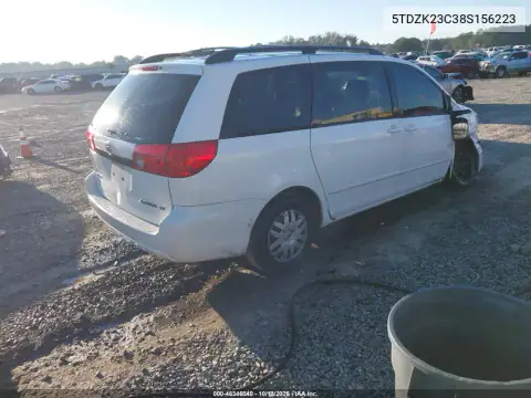 5TDZK23C38S156223 — 2008 Toyota Sienna, фото 4 с аукциона IAAI, Передняя часть
