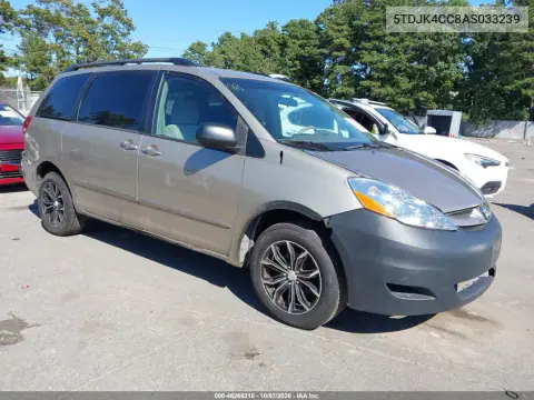 2010 Toyota Sienna Le VIN 5TDJK4CC8AS033239 фото 2