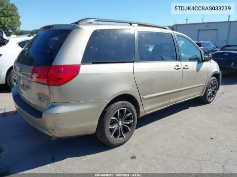 2010 Toyota Sienna Le VIN 5TDJK4CC8AS033239 фото 5