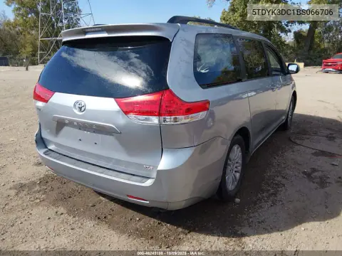 2011 Toyota Sienna Xle V6 VIN 5TDYK3DC1BS066706 фото 5