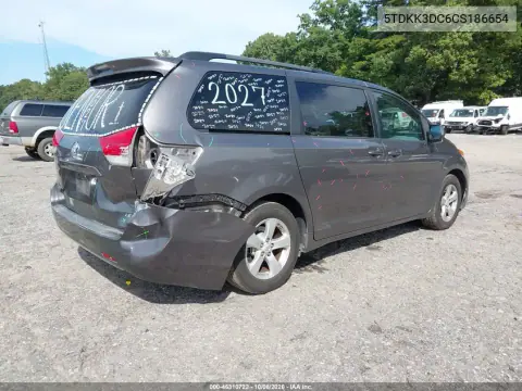 2012 Toyota Sienna Le V6 8 Passenger VIN 5TDKK3DC6CS186654 фото 5