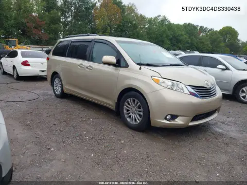2013 Toyota Sienna Xle V6 8 Passenger VIN 5TDYK3DC4DS330438 фото 2