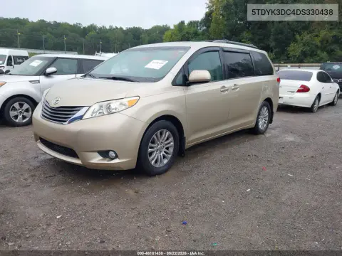 2013 Toyota Sienna Xle V6 8 Passenger VIN 5TDYK3DC4DS330438 фото 3