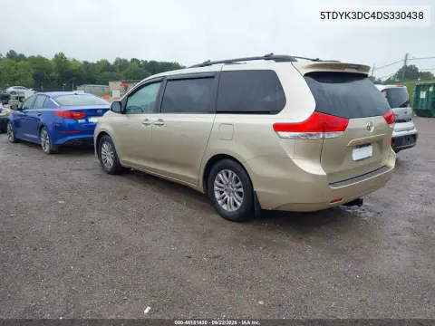 2013 Toyota Sienna Xle V6 8 Passenger VIN 5TDYK3DC4DS330438 фото 4