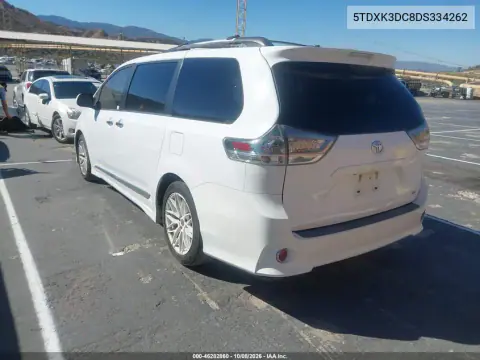 2013 Toyota Sienna Se 8 Passenger VIN 5TDXK3DC8DS334262 фото 4