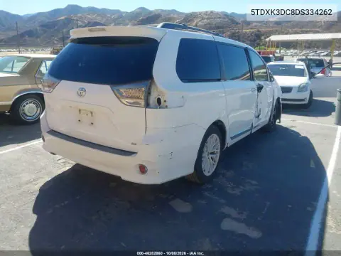 2013 Toyota Sienna Se 8 Passenger VIN 5TDXK3DC8DS334262 фото 5