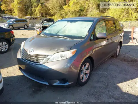 2014 Toyota Sienna Le V6 8 Passenger VIN 5TDKK3DC5ES465581 фото 2