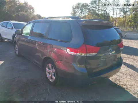 2014 Toyota Sienna Le V6 8 Passenger VIN 5TDKK3DC5ES465581 фото 3