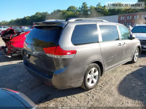 2014 Toyota Sienna Le V6 8 Passenger VIN 5TDKK3DC5ES465581 фото 4