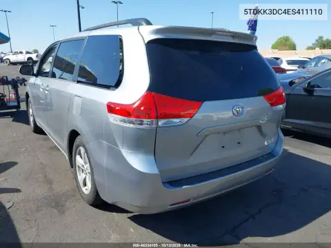 5TDKK3DC4ES411110 — 2014 Toyota Sienna, фото 4 с аукциона IAAI, Боковая часть