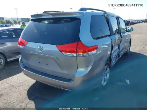 5TDKK3DC4ES411110 — 2014 Toyota Sienna, фото 5 с аукциона IAAI, Боковая часть