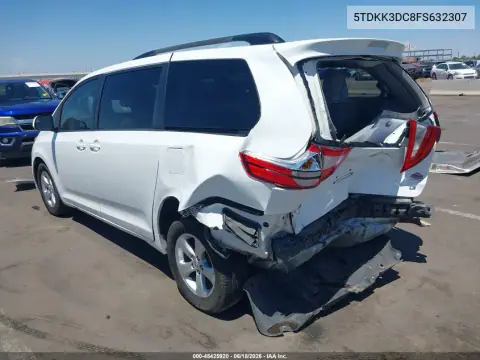 2015 Toyota Sienna Le 8 Passenger VIN 5TDKK3DC8FS632307 фото 4