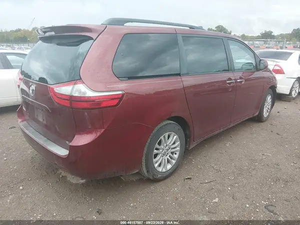 5TDYK3DC9GS715059 — 2016 Toyota Sienna, фото 4 с аукциона IAAI 14.10.2026, Передняя часть