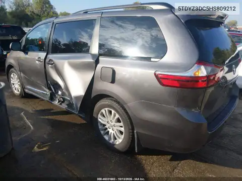 5TDYZ3DC5HS809212 — 2017 Toyota Sienna, фото 4 с аукциона IAAI, Левый бок