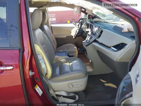 2017 Toyota Sienna Xle 8 Passenger VIN 5TDYZ3DC3HS899928 фото 5