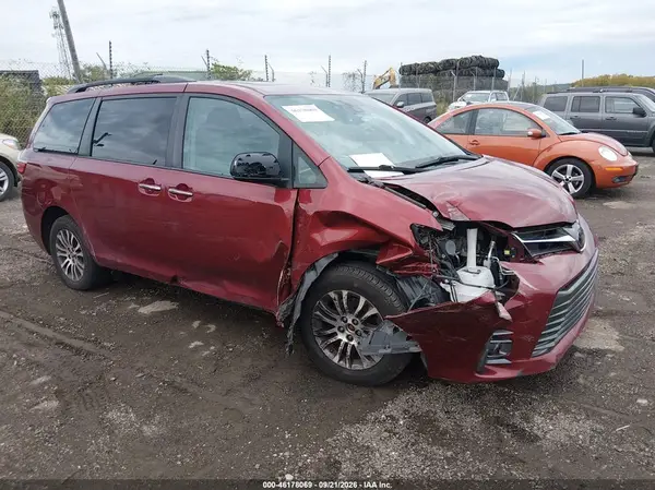 5TDYZ3DC2JS954567 — 2018 Toyota Sienna, Естественный износ (Normal Wear & Tear), фото до ремонта