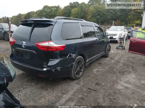 2018 Toyota Sienna Xle 8 Passenger VIN 5TDYZ3DC0JS943177 фото 5