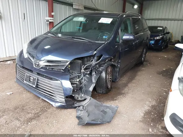 5TDYZ3DC6KS974421 — 2019 Toyota Sienna, фото 2 с аукциона IAAI 09.10.2026, Передняя часть