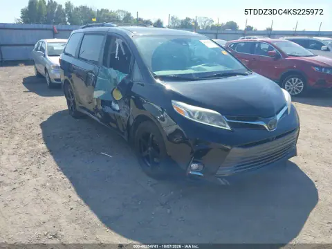 2019 Toyota Sienna Limited Premium 7 Passenger VIN 5TDDZ3DC4KS225972 фото 2