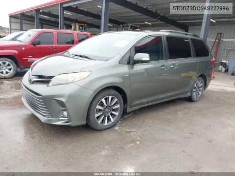 5TDDZ3DC6KS227996 — 2019 Toyota Sienna, фото 2 с аукциона IAAI, Подтопление
