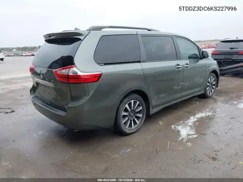 5TDDZ3DC6KS227996 — 2019 Toyota Sienna, фото 4 с аукциона IAAI, Подтопление