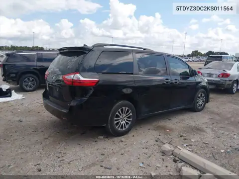 5TDYZ3DC2KS011564 — 2019 Toyota Sienna, фото 5 с аукциона IAAI, Боковая часть