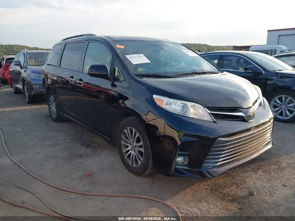 5TDYZ3DCXLS065339 — 2020 Toyota Sienna, Град (Hail), фото до ремонта