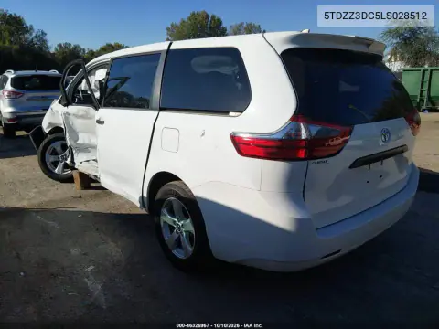 2020 Toyota Sienna L VIN 5TDZZ3DC5LS028512 фото 4