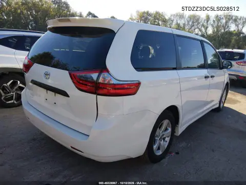 2020 Toyota Sienna L VIN 5TDZZ3DC5LS028512 фото 5