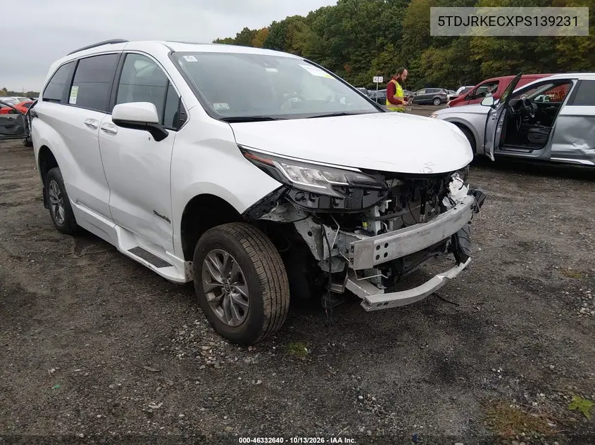 2023 Toyota Sienna Xle VIN 5TDJRKECXPS139231 фото 1