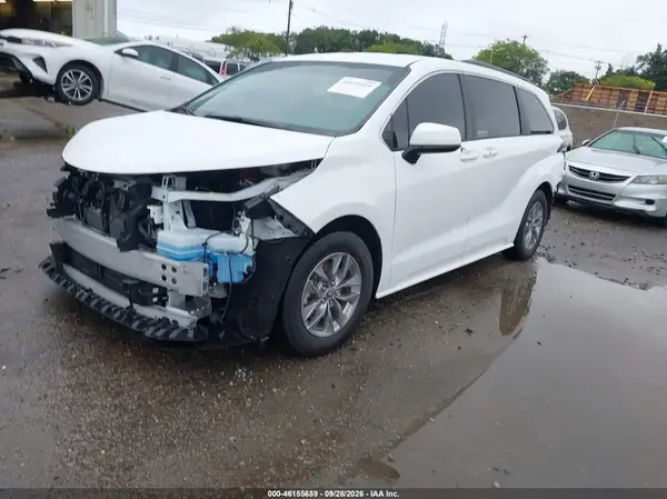 5TDKSKFC4SS210908 — 2025 Toyota Sienna, фото 2 с аукциона IAAI, Передняя часть