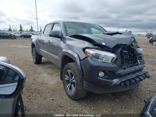 5TFDZ5BNXKX043557 — 2019 Toyota Tacoma Double Cab/SR5/Trd Sport/Trd Off Road, Передняя часть (Front), фото до ремонта
