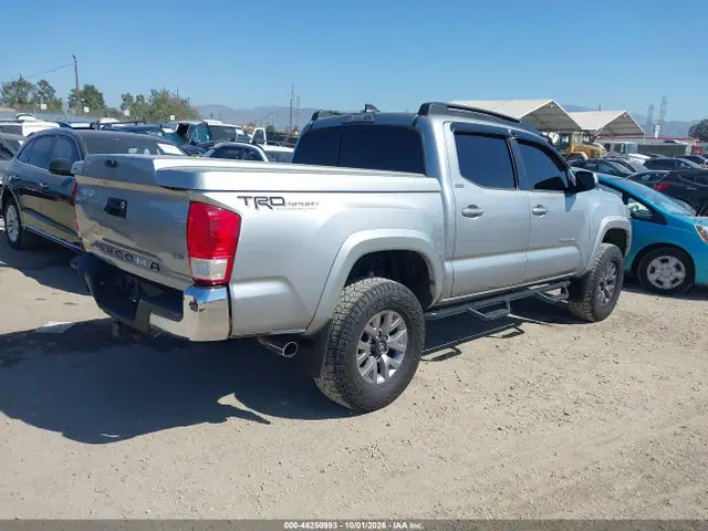 3TMAZ5CN8GM013553 — 2016 Toyota Tacoma SR5 V6, фото 4 с аукциона IAAI 14.10.2026, Задняя часть слева