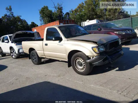 2001 Toyota Tacoma VIN 5TENL42N91Z836906 фото 2