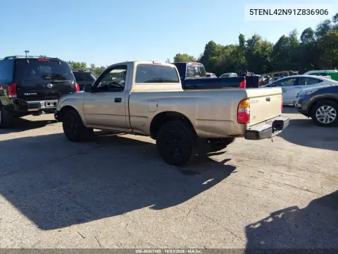 2001 Toyota Tacoma VIN 5TENL42N91Z836906 фото 4