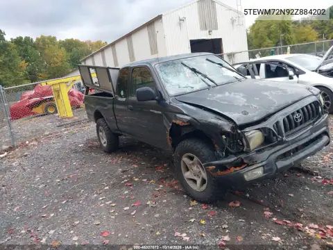 5TEWM72N92Z884202 — 2002 Toyota Tacoma, Передняя часть, фото до ремонта