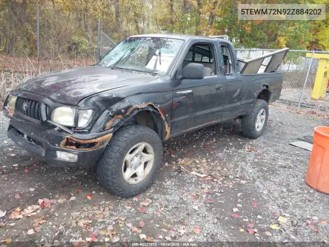 5TEWM72N92Z884202 — 2002 Toyota Tacoma, фото 2 с аукциона IAAI, Передняя часть