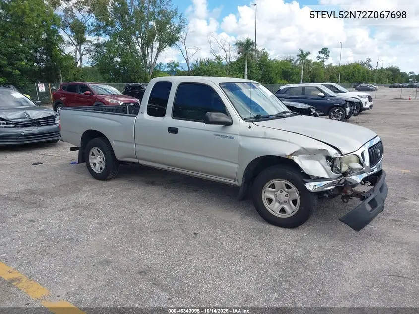 5TEVL52N72Z067698 Toyota Tacoma 2002 — повреждение Повреждения со всех сторон, фото до ремонта