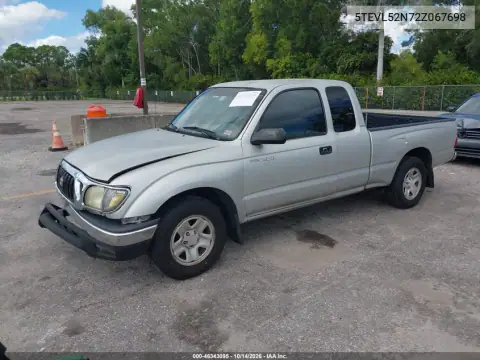 5TEVL52N72Z067698 — 2002 Toyota Tacoma, фото 2 с аукциона IAAI, Повреждения со всех сторон