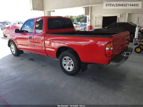 5TEVL52N83Z154432 — 2003 Toyota Tacoma, фото 3 с аукциона IAAI, Боковая часть