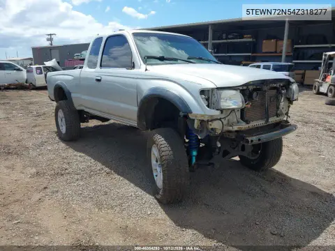 5TEWN72N54Z318277 — 2004 Toyota Tacoma, Вандализм, фото до ремонта