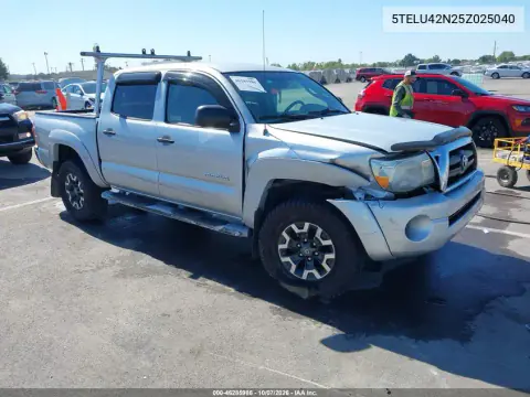 2005 Toyota Tacoma Base V6 VIN 5TELU42N25Z025040 фото 2