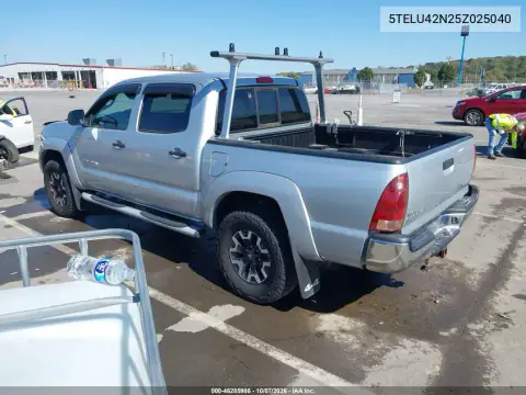2005 Toyota Tacoma Base V6 VIN 5TELU42N25Z025040 фото 4