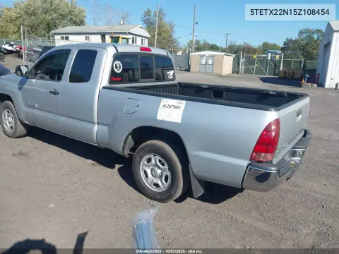 2005 Toyota Tacoma VIN 5TETX22N15Z108454 фото 4