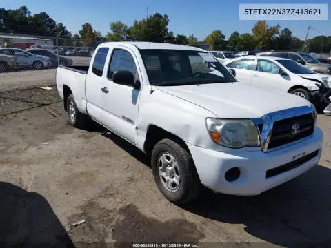 5TETX22N37Z413621 — 2007 Toyota Tacoma, Правая сторона, фото до ремонта