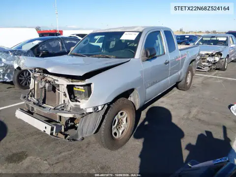2008 Toyota Tacoma VIN 5TETX22N68Z524164 фото 2