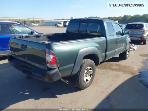 5TEUU42N89Z593805 — 2009 Toyota Tacoma, фото 4 с аукциона IAAI, Передняя часть