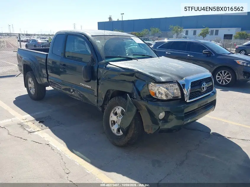 2011 Toyota Tacoma Base V6 VIN 5TFUU4EN5BX016562 фото 2