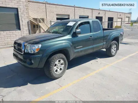 2011 Toyota Tacoma Base V6 VIN 5TFUU4EN5BX016562 фото 3