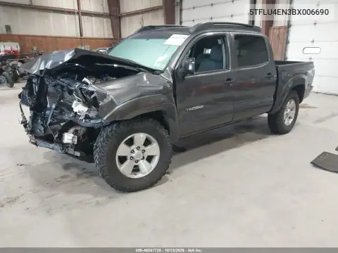 5TFLU4EN3BX006690 — 2011 Toyota Tacoma, фото 2 с аукциона IAAI, Передняя часть